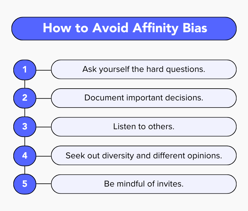 How to Avoid Affinity Bias at Work