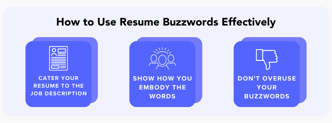 How to Use Resume Buzzwords Effectively