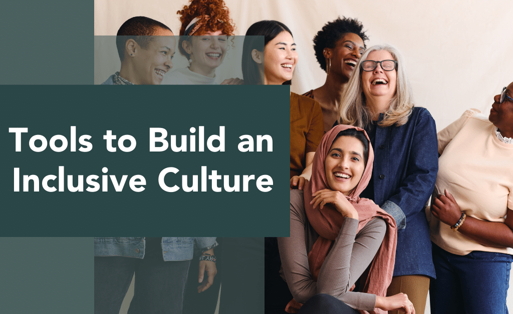 tools to build an inclusive culture cover with diverse group of people
